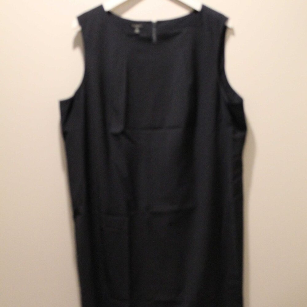 Talbots Navy Luxe Suit Sheath - Sz 18W